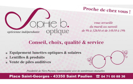 SOPHIE B OPTIQUE